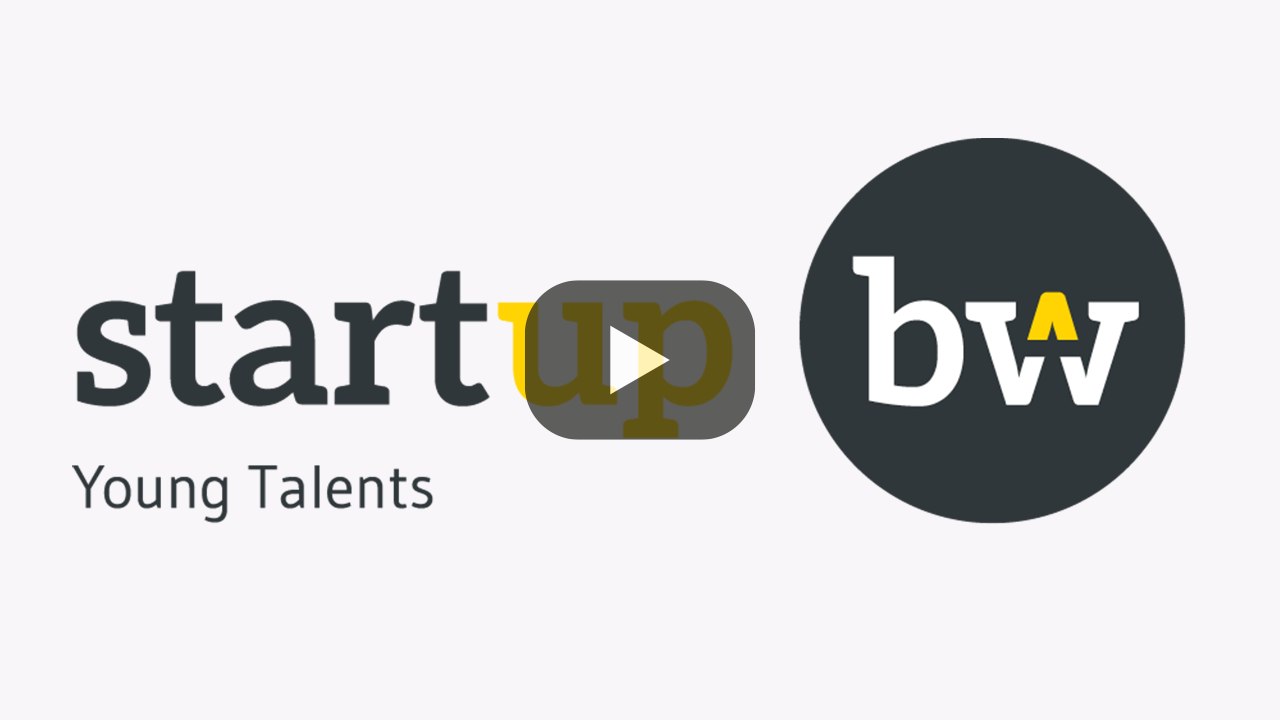 Landesfinale 2020 Start-up BW Young Talents via alfaview<sup>®</sup>