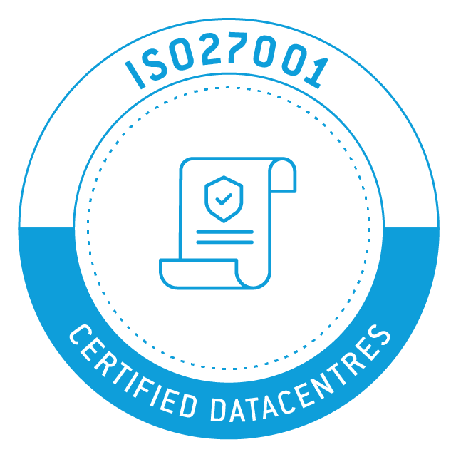 Label: ISO 27001-certified data centres