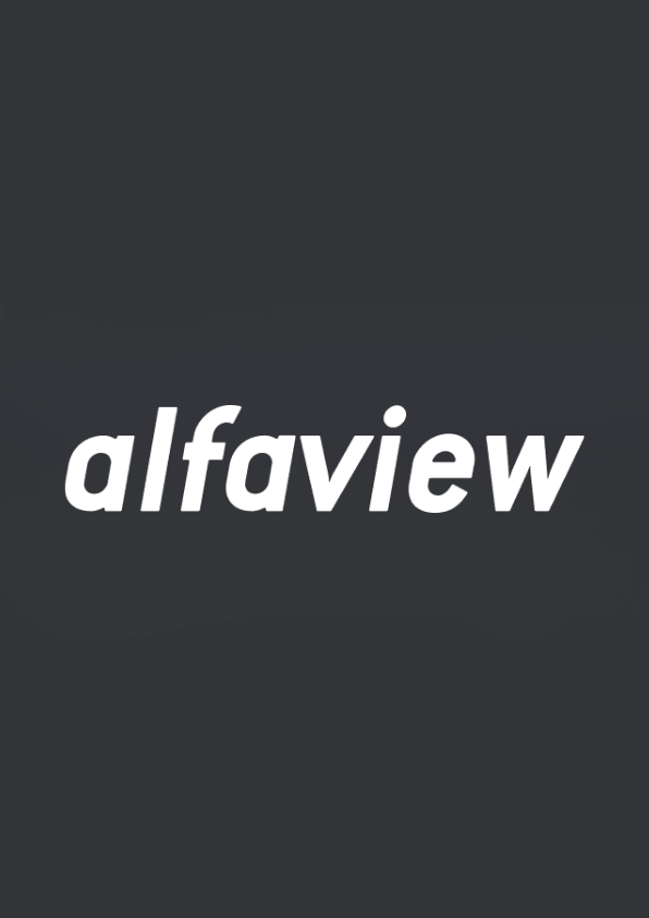 Logo alfaview weiß