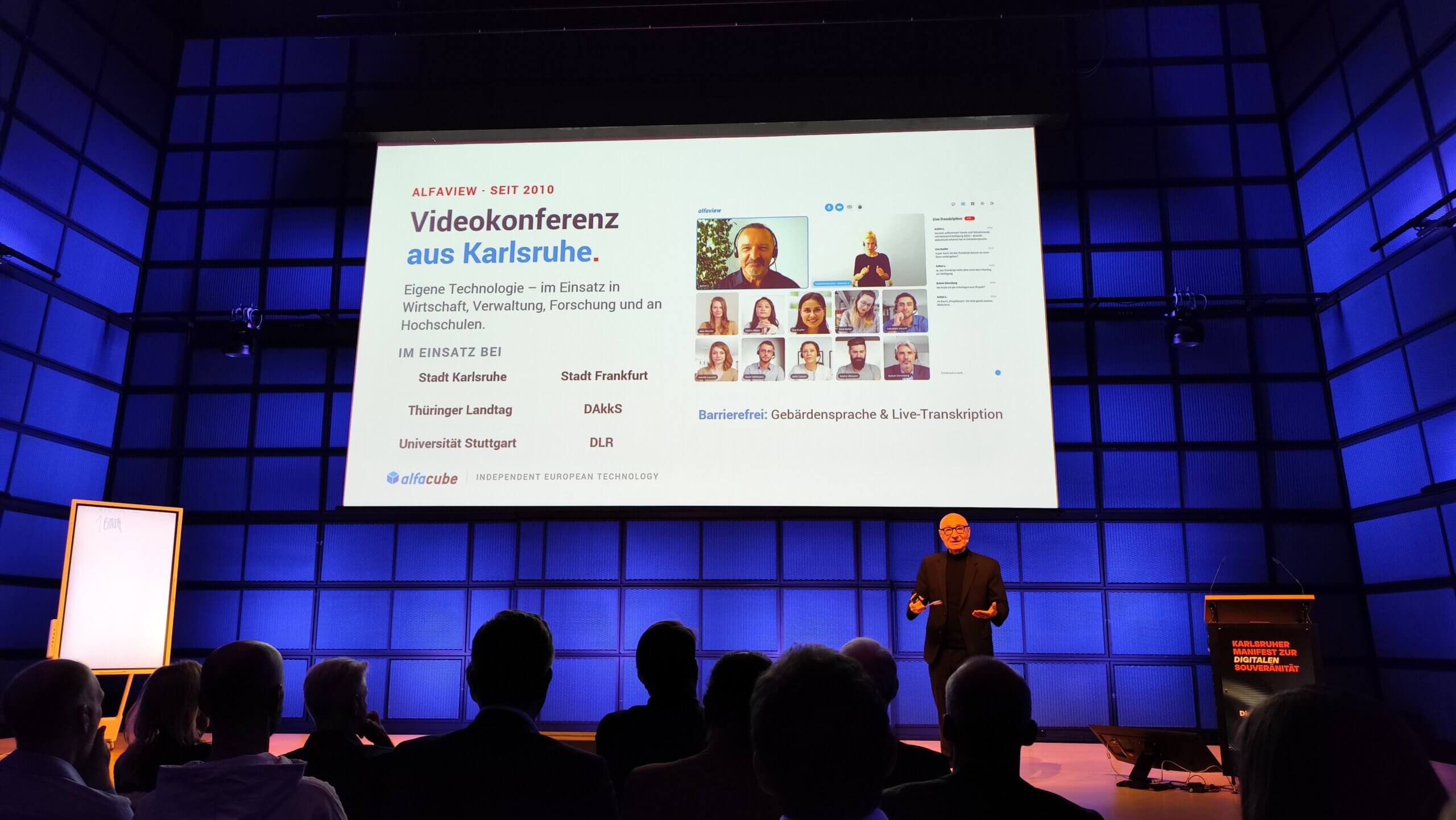 alfaview-CEO Niko Fostiropoulos unterzeichnet Karlsruher Manifest zur Digitalen Souveränität
